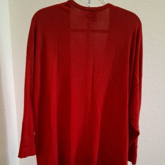 Open Front Cardigan with 2 Pockets by Terra & Sky - Picture 2 of 4